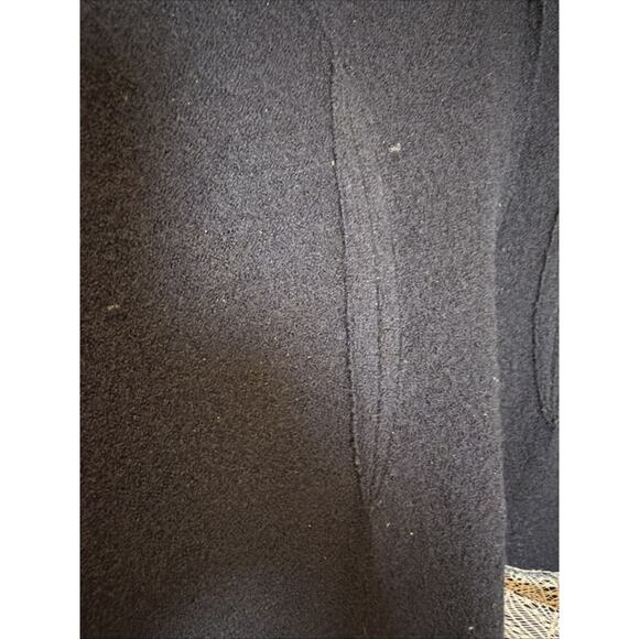 Anthropologie Angel Of The North S Boiled Wool Lace Trim Jacket Snap Shawl Neck - Picture 3 of 6